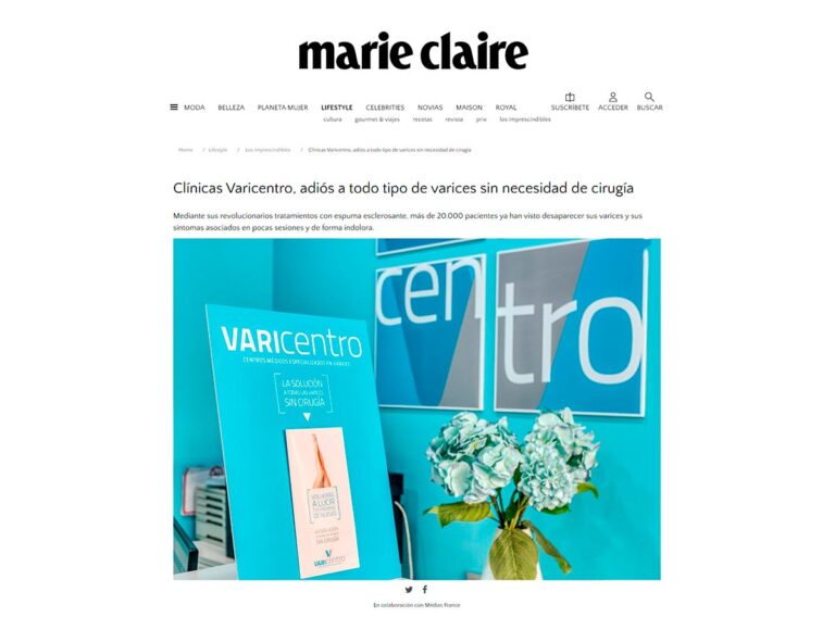 Varicentro para Marie Claire