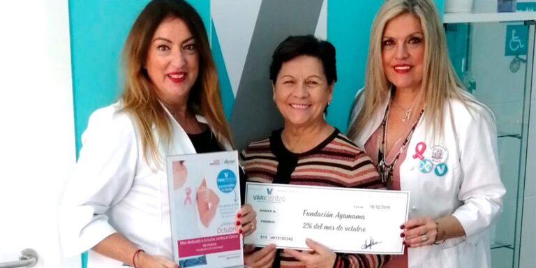 VARIcentro hace entrega de su cheque solidario a Agamama VARIcentro hace entrega de su cheque solidario a Agamama