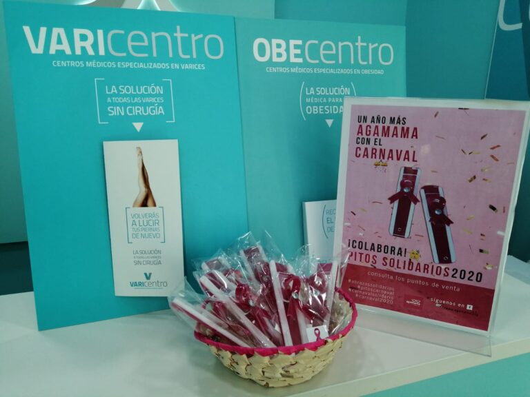 VARIcentro Cádiz con Agamama y el "pito de carnaval solidario"