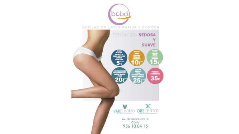 La depilación definitiva en VARIcentro Cádiz con Bobo depilación láser
