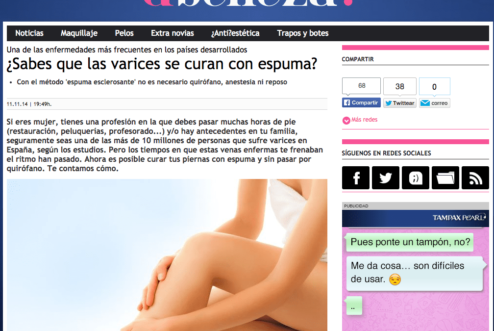 La espuma esclerosante en Divinity.es