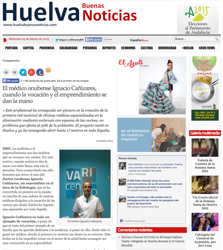 Aparición Huelva Buenas Noticias